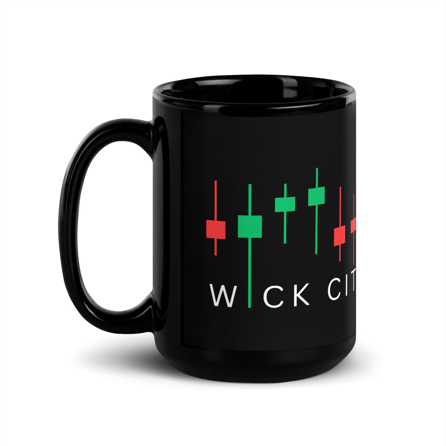 Wick City - Black Glossy Trading Mug