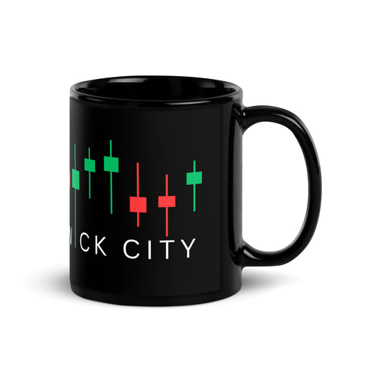 Wick City - Black Glossy Trading Mug