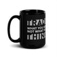 Trading mindset mug black - Chart Culture drinkware