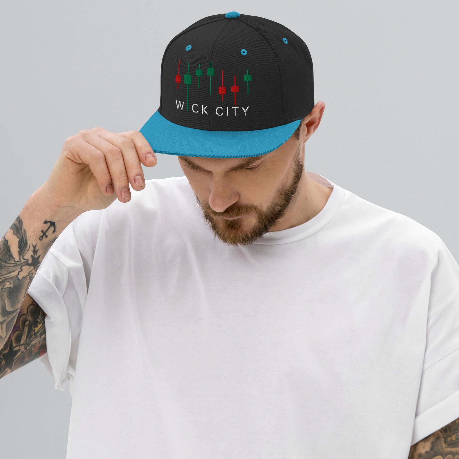 Wick City - Candlestick Snapback Hat