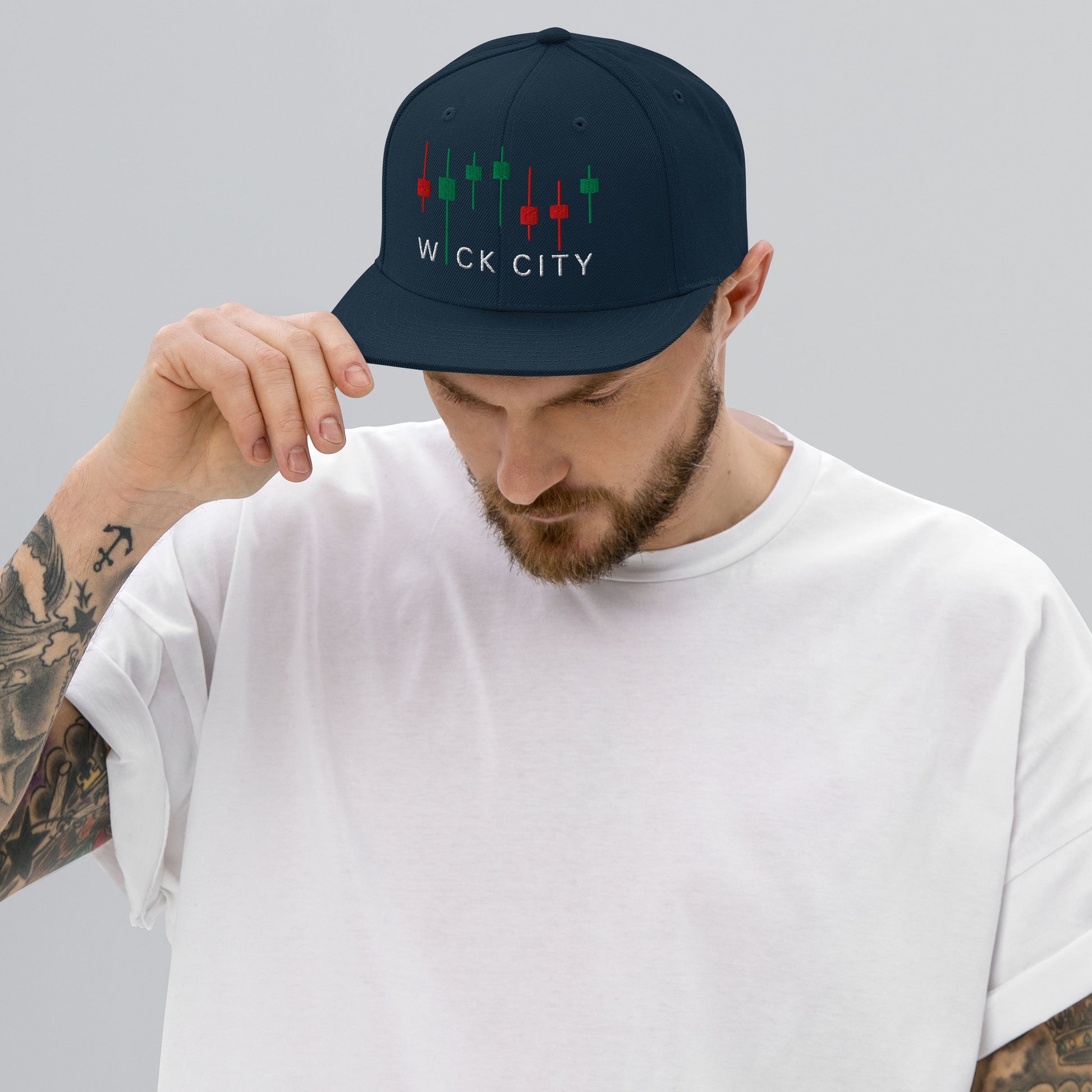 Wick City - Candlestick Snapback Hat