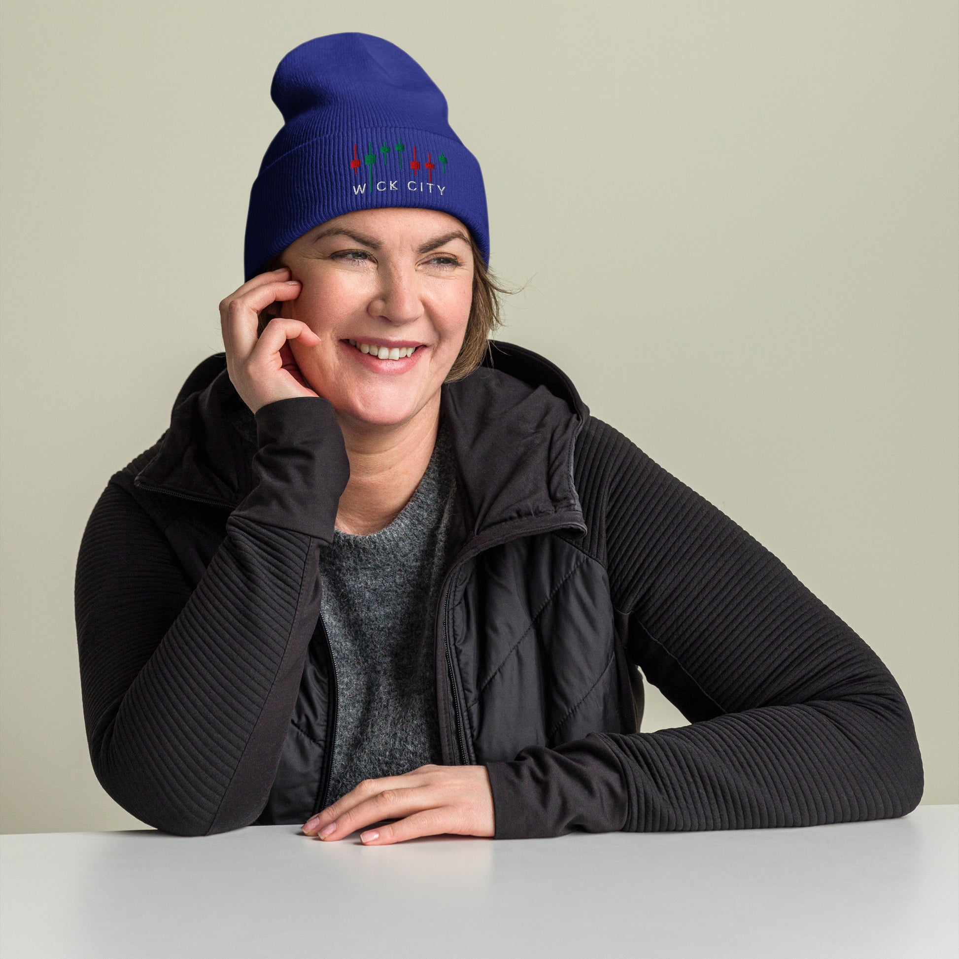 Wick City - Candlestick Cuffed Beanie