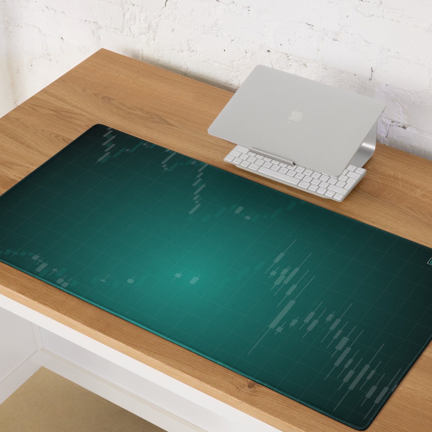 Chart Ambient - XL Candlestick Trading Desk Mat