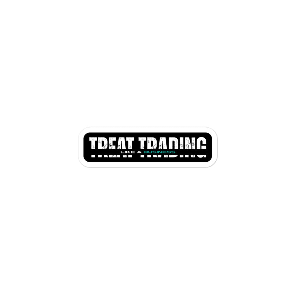 Forex trader sticker kiss-cut glossy vinyl - Chart Culture trading merchandise