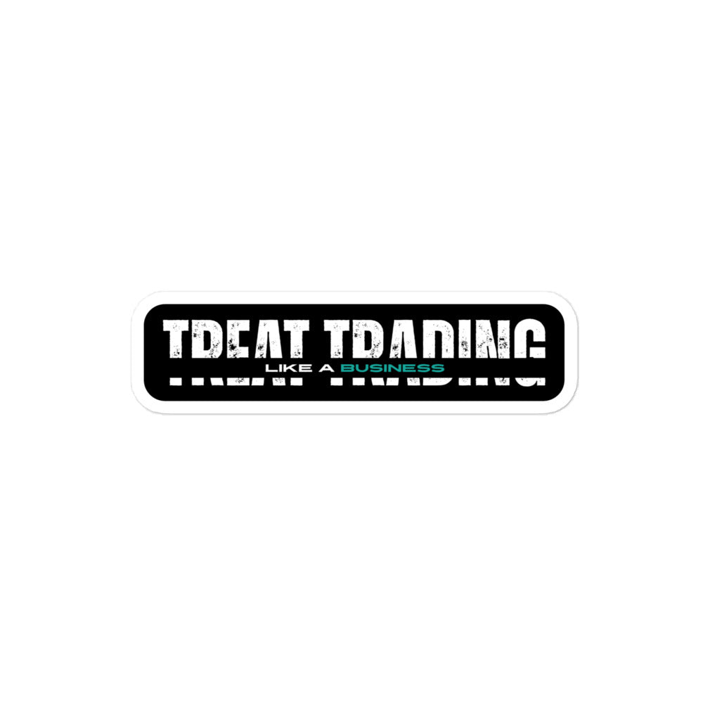 Forex trader sticker kiss-cut glossy vinyl - Chart Culture trading merchandise