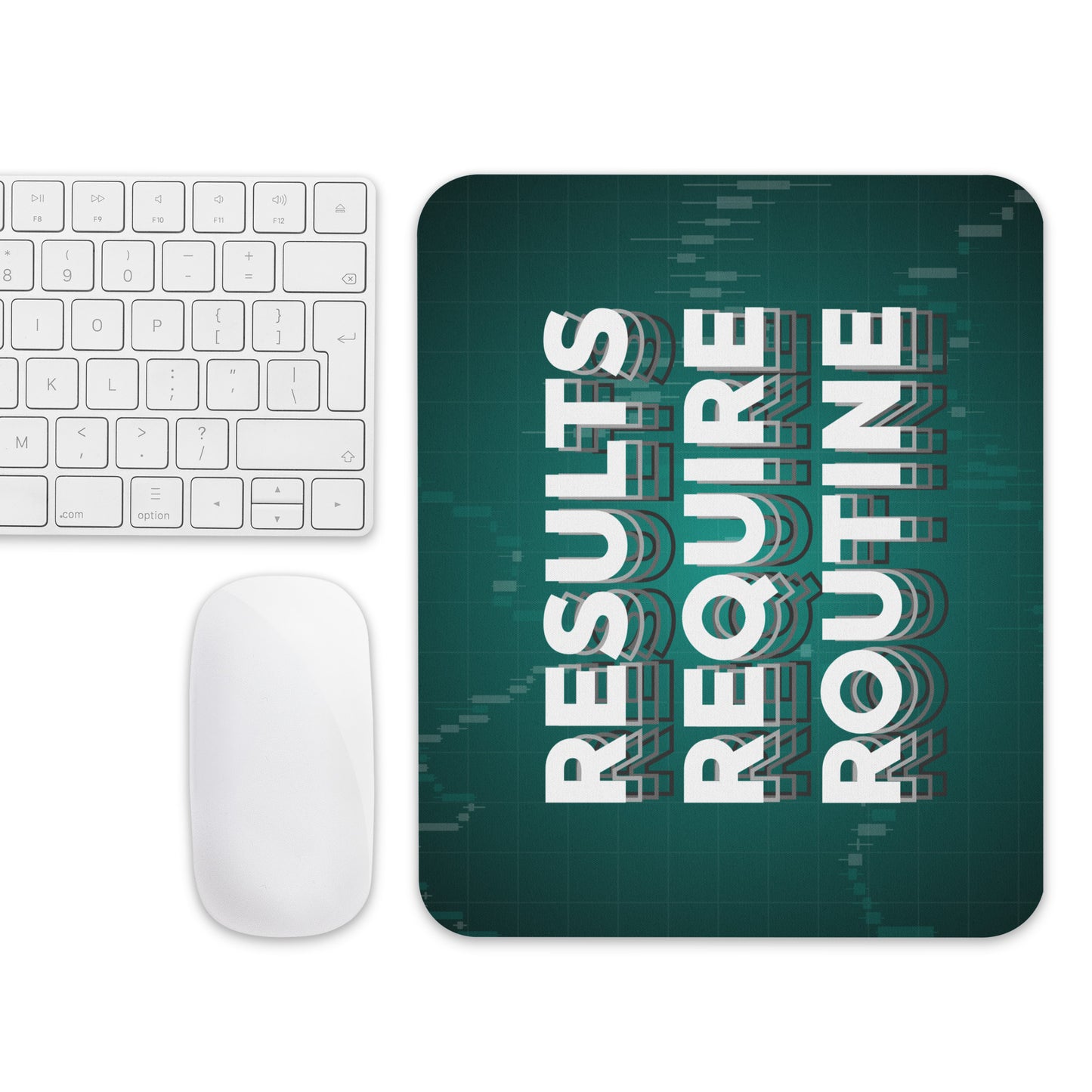 Results Require Routine - Mouse pad