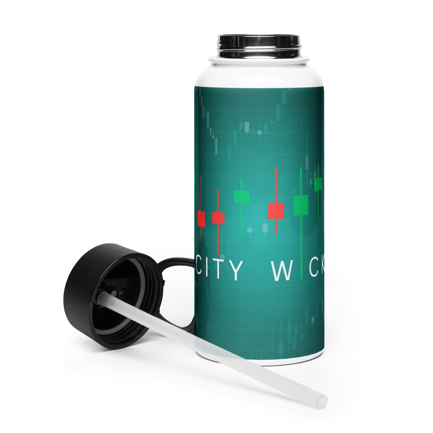 Wick City - Stainless Steel Trading Water Bottle
