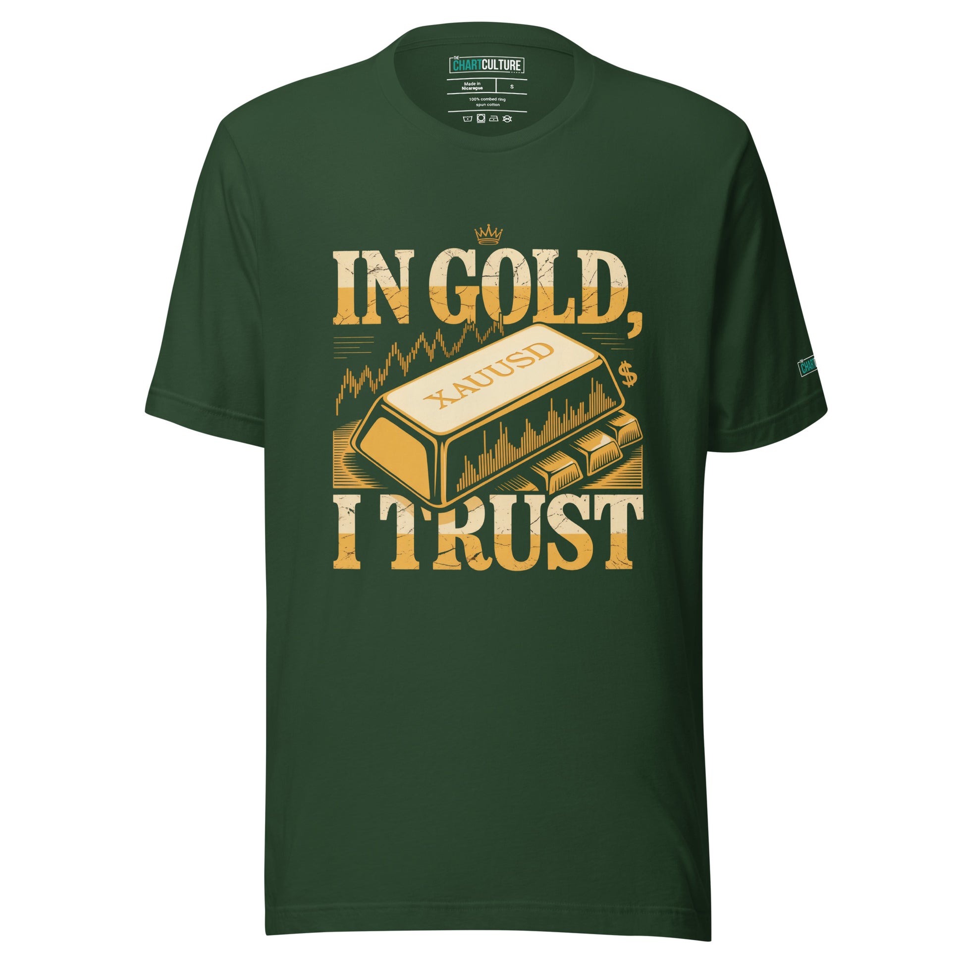 Unisex Trading T-Shirt - In Gold I Trust